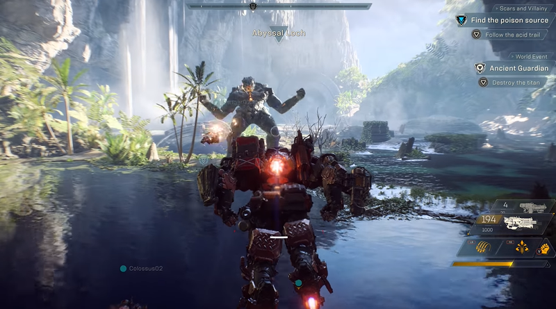 While on the way to complete the Scars and Villainy mission in the 2018 demo, players were also able to simultaneously participate in world events.